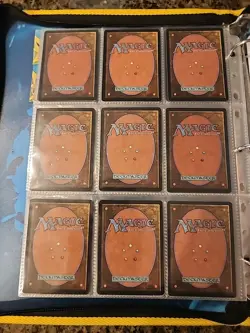 Vintage Magic The Gathering Binder Collection Card Lot MTG 1993-2003 - Image 5