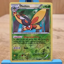 Mothim Reverse Holo 4/124 XY Fates Collide Pokemon Card TCG - Image 1