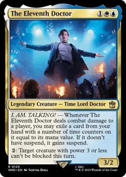 The Eleventh Doctor -Foil Near Mint MTG Universes Beyond: Doctor Who - Image 1