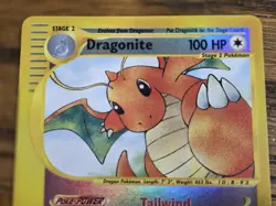 Pokemon Expedition Reverse Holo #9/165 DRAGONITE **beautiful card** read - Image 2