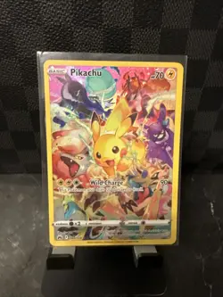 Pokemon Pikachu 160/159 Full Art Secret Rare Crown Zenith NM TCG Card - Image 1