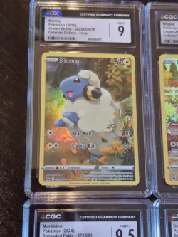 Pokemon CGC Graded Card Lot 6 Slabs. Full Art, Illustration Rare Gallerys Etc - Image 2