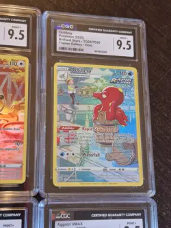 Pokemon CGC Graded Card Lot 6 Slabs. Full Art, Illustration Rare Gallerys Etc - Image 4