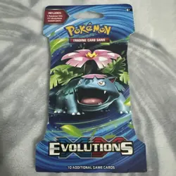 Pokemon TCG XY Evolutions Sleeved Booster Blister Pack New 10 Cards Venusaur - Image 1