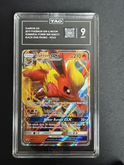 Flareon GX - SM171 - Pokemon Sun & Moon Promo Ultra Rare Card TAG 9 - Image 1