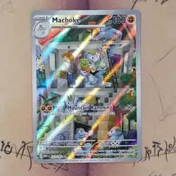 Machoke 177/165 Sv: Scarlet & Violet 151 Holo NM Pokemon Card English - Image 1