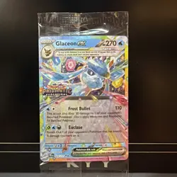 Glaceon EX Prismatic Evolutions Stamped Promo Card 026/131 Surprise Box Sealed - Image 1