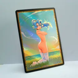 CLAIR Waifu Anime Card LIMITED 1/1 Custom TCG Holo Goddess Story ACG T11977 - Image 2