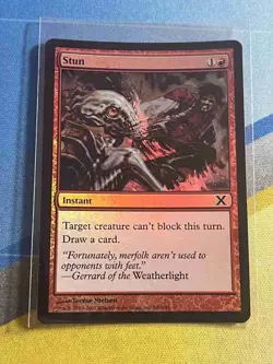 Magic the Gathering MTG 10th Edition STUN Foil - Image 1