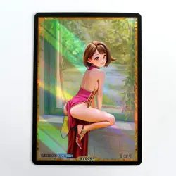 GLORIA Waifu Anime Card LIMITED 1/1 Custom TCG Holo Goddess Story ACG T12064 - Image 1