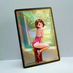 GLORIA Waifu Anime Card LIMITED 1/1 Custom TCG Holo Goddess Story ACG T12064 - Image 2