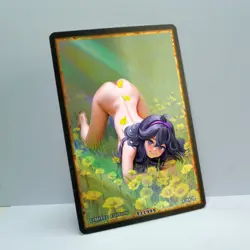 Waifu Anime Card LIMITED 1/1 Custom TCG Holo Goddess Story ACG T11999 - Image 2