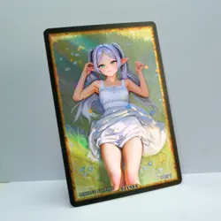 FRIEREN Waifu Anime Card LIMITED 1/1 Custom TCG Holo Goddess Story ACG T11984 - Image 2