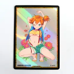 MISTY Waifu Anime Card LIMITED 1/1 Custom TCG Holo Goddess Story ACG T12008 - Image 1