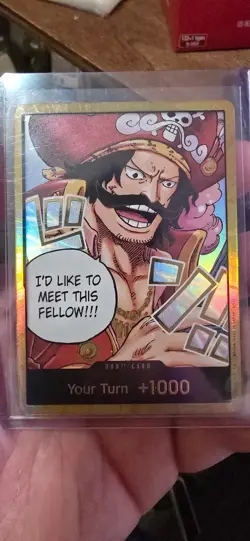 DON!! Card (Gol.D.Roger) (Gold) Carrying On His Will Foil - Image 1