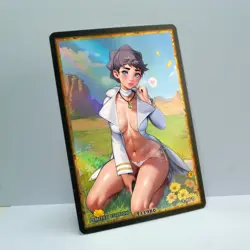 Waifu Anime Card LIMITED 1/1 Custom TCG Holo Goddess Story ACG T11980 - Image 2