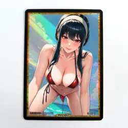 YOR FORGER Waifu Anime Card LIMITED 1/1 Custom TCG Holo T12102 - Image 1
