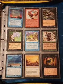 Vintage Magic The Gathering Binder Collection Card Lot MTG 1993-2003 - Image 3