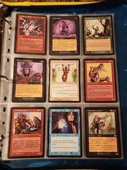 Vintage Magic The Gathering Binder Collection Card Lot MTG 1993-2003 - Image 4