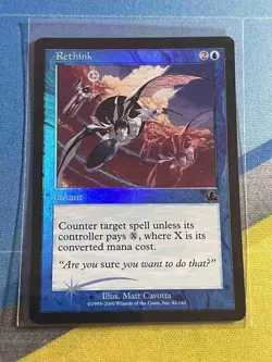 Magic the Gathering MTG Prophecy RETHINK Foil - Image 1