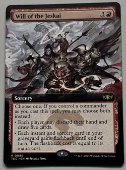 MTG Tarkir: Dragonstorm Commander Will of the Jeskai Sorcery RARE REGULAR #0080 - Image 1