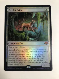 Ocelot Pride - Modern Horizons 3 Mythic Foil NM (Pack Fresh) MTG TCG - Image 1