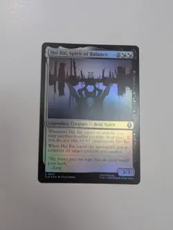 MTG - Hei Bai, Spirit of Balance (Foil) - Avatar: The Last Airbender NM/M Cond - Image 1