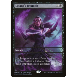 1x FOIL LILIANA'S TRIUMPH - War of the SParks - MTG - Magic the Gathering - NM - Image 1