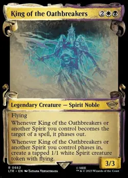MTG KING OF THE OATHBREAKERS SHOWCASE SCROLL Lord of the Rings NM - Image 1
