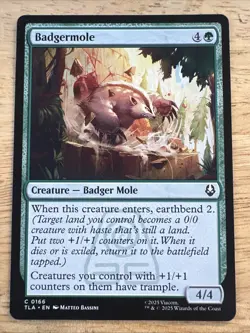 Badgermole *Common* Magic MtG x1 Avatar: The Last Airbender - Image 1