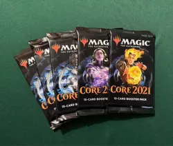 Lot of 5 Magic The Gathering MTG Sealed Packs Core 2021 English - Image 3