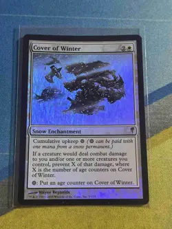 Magic the Gathering MTG Coldsnap COVER OF WINTER Foil - Image 1