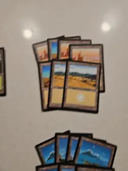 MTG Portal 2nd Age Basic Land 7 White, 6 Green, 7 Blue, 5 Red, 5 Black - Image 3