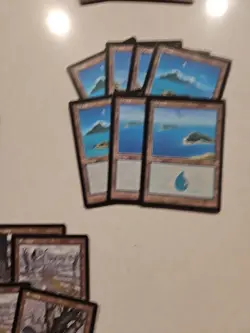MTG Portal 2nd Age Basic Land 7 White, 6 Green, 7 Blue, 5 Red, 5 Black - Image 5
