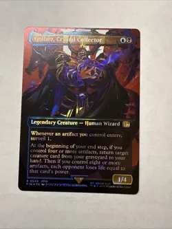 Golbez Crystal Collector Borderless Surge Foil Magic the Gathering Final Fantasy - Image 1