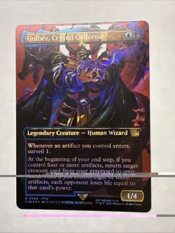 Golbez Crystal Collector Borderless Surge Foil Magic the Gathering Final Fantasy - Image 2
