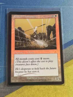 Magic the Gathering MTG Scourge EXILED DOOMSAYER Foil - Image 1