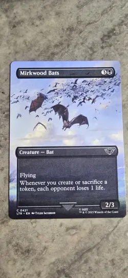 Mirkwood Bats (Borderless) Universes Beyond: the Lord of the Rings MTG NM - Image 1