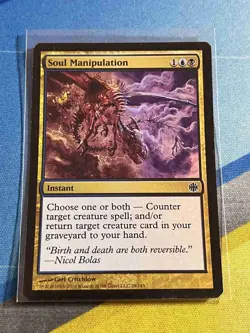 Magic the Gathering MTG Alara Reborn SOUL MANIPULATION Foil - Image 1