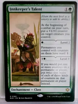 MTG Innkeeper's Talent Non-Foil Bloomburrow 0180 NM Rare - Image 1