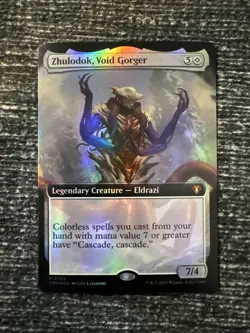 1x - Zhulodok, Void Gorger - Extended Art #752 - Commander Masters - NM MTG - Image 1