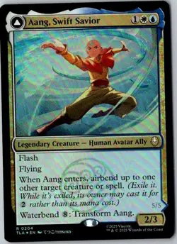 MTG, Aang, Swift Savior NM Foil Avatar The Last Airbender - Image 1
