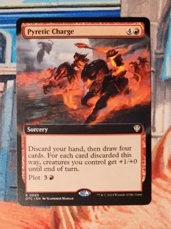 Pyretic Charge Extended Commander: Outlaws of Thunder Junction Magic MTG OTC - Image 1