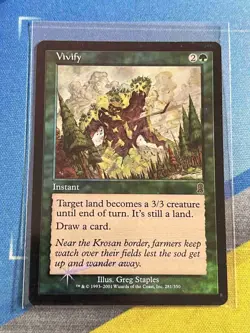 Magic the Gathering MTG Odyssey VIVIFY Foil - Image 1