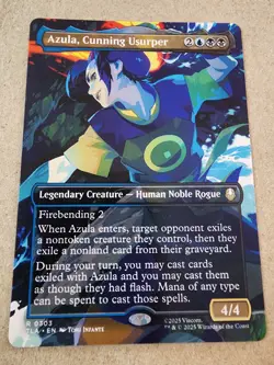 Azula, Cunning Usurper - #303 Borderless Avatar: The Last Airbender - Mtg - Image 1