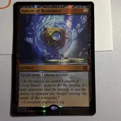 MTG 4x Foil Sphere Of Resistance Kaladesh Inventions Masterpiece x4 - Image 3
