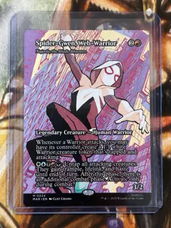 Spider-Gwen Web-Warrior #0024 (Borderless) Najeela MTG Spider-Man Regular - NM/M - Image 3
