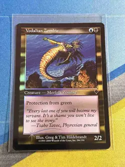 Magic the Gathering MTG Invasion VODALIAN ZOMBIE Foil - Image 1