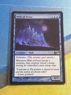 Magic the Gathering MTG M10 WALL OF FROST Foil - Image 1