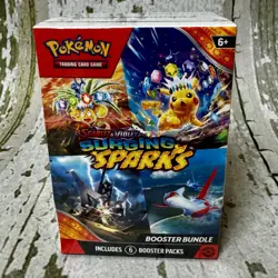 Pokemon TCG Scarlet & Violet Surging Sparks Booster Bundle 6 Packs - New Sealed - Image 1